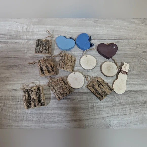 Ornaments holiday Christmas seasonal decor variety rustic primitive - Picture 4 of 4